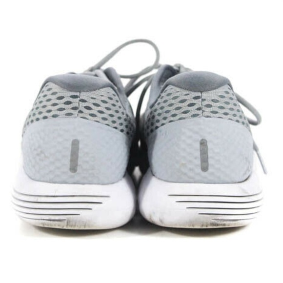 Nike Gray White Mesh Knit Running Sneakers size 11 - Picture 4 of 6